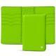 Etui passeport - 8 cartes de crédit - Vert fluo