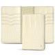 Leather case for passport - 8 credit cards - Crocodile milk