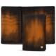 Leather case for passport - 8 credit cards - Marron Patine