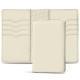 Leather case for passport - 8 credit cards - Blanc PU