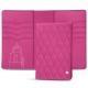 Etui passeport - 8 cartes de crédit - Rose BB - Couture