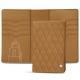 Leather case for passport - 8 credit cards - Castan esparciate - Couture