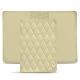 Etui passeport - Beige - Couture ( Nappa - Pantone 7502C ) 