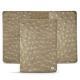 Leather passport case - Autruche desert
