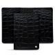 Etui passeport - Crocodile nero