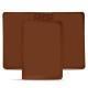 Leather passport case - Marron PU