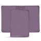 Leather passport case - Lilas PU