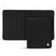 Estuche de piel para tarjetas de visita - 6 tarjetas - Ebène ( Sleek P C12 - Black ) 