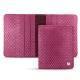 Leather case for business cards - 6 cards - Serpent ciclamino