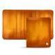 Custodia in cuoio per carte da visita - 6 carte - Orange Patine