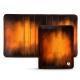 Leather case for business cards - 6 cards - Fauve Patine