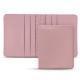 Leather case for business cards - 6 cards - Rose PU
