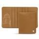Leather case for business cards - 6 cards - Castan esparciate
