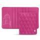 Leather case for business cards - 6 cards - Rose BB - Couture