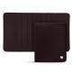 Leather case for business cards - 6 cards - Marron envoûtant