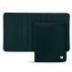 Leather case for business cards - 6 cards - Vert séduisant