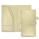 Pasta para documentos de viagem - pele - Beige ( Nappa - Pantone 7502C ) 