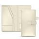 Leather travel wallet - Blanc (  Nappa - White ) 