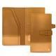 Leather travel wallet - Or Maïa ( Pantone 871C ) 