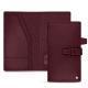 Leather travel wallet - Lie de vin ( Pantone 5115C ) 