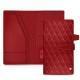 Porte-documents de voyage en cuir - Rouge - Couture ( Nappa - Pantone 199C ) 