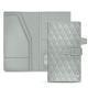Cartera de viaje en piel - Gris - Couture ( Nappa - Pantone W428C ) 