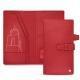 Leather travel wallet - Rouge troupelenc