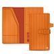 Reise-Aktenmappe - Leder - Abaca arancio