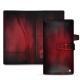 Leather travel wallet - Rouge Patine
