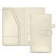 Reise-Aktenmappe - Leder - Blanc PU