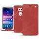 Custodia in pelle LG V30 - Cerise vintage ( Pantone 185C ) 