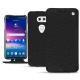 LG V30 leather case - Ebène ( Sleek P C12 - Black ) 