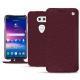 Funda de piel LG V30 - Lie de vin ( Pantone 5115C ) 