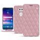 Funda de piel LG V30 - Rose - Couture ( Nappa - Pantone 2365C ) 