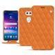 LG V30 leather case - Orange - Couture ( Nappa - Pantone 1495U ) 