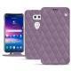 LG V30 leather case - Lilas - Couture ( Nappa - Pantone 2645U ) 