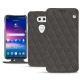 Custodia in pelle LG V30 - Anthracite - Couture ( Pantone 424C ) 