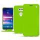 レザーケース LG V30 - Vert fluo