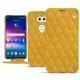 Funda de piel LG V30 - Jaune soulèu - Couture