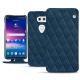レザーケース LG V30 - Blu mediterran - Couture