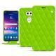 Lederschutzhülle LG V30 - Vert fluo - Couture