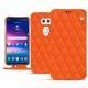 Funda de piel LG V30 - Orange fluo - Couture