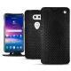 LG V30 leather case - Serpent nero
