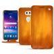 レザーケース LG V30 - Orange Patine