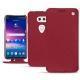 LG V30 leather case - Rouge passion