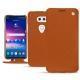Capa em pele LG V30 - Orange vibrant