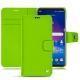 Capa em pele LG V30 - Vert fluo