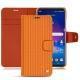 LG V30 leather case - Abaca arancio
