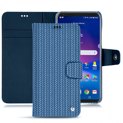 L'étui cuir pour votre LG V30 par NoreveAbaca ishia ( Pantone #395775 ) 