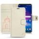 LG V30 leather case - Blanc escumo